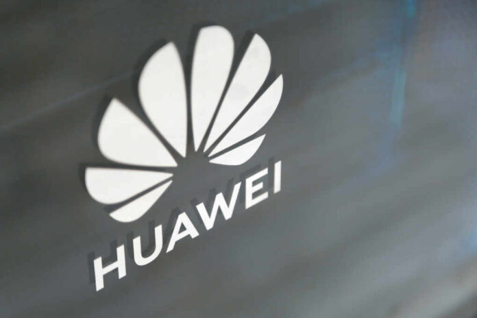 Beijing,,China,-,05-26-2019:,Logo,Of,Huawei,On,The,Main