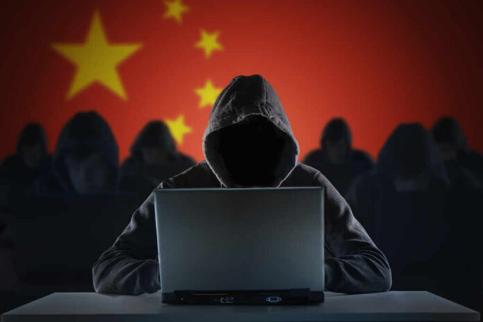 Many,Chinese,Hackers,In,Troll,Farm.,Privacy,And,Security,Concept.