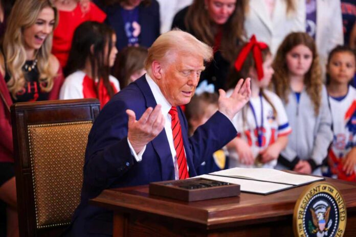 Washington,,Feb,5,2025:,President,Donald,Trump,Signs,An