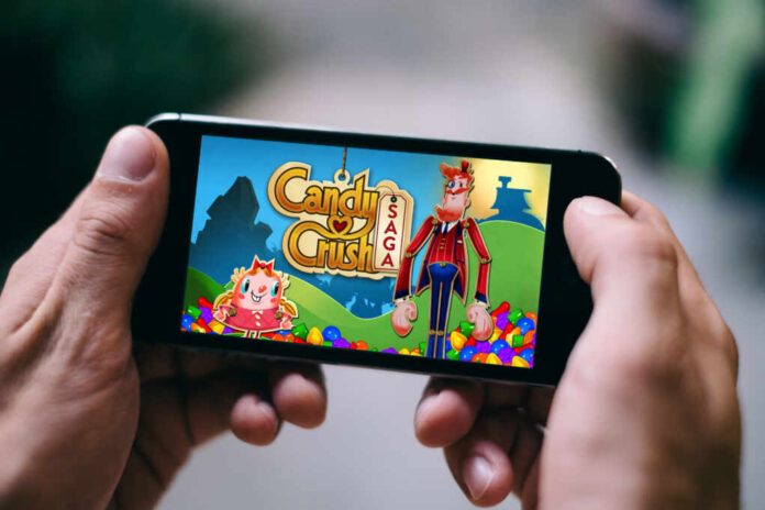 Cologne,,Germany,-,February,27,,2018:,Candy,Crush,Saga,App