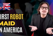 319 - First Robot Maid in America. No Human in the Room, but One Behind It