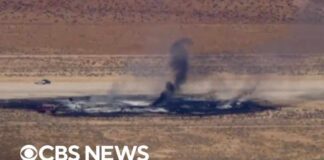 8 believed dead in B-52 bomber crash at Edwards Air Force Base, officials say