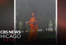 Raging Cross, Rushed Narratives In Chicago Police investigating after burning cross spotted in Grant Park