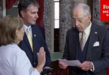 Darline Graham Nordone Is Sworn In To Finish Brother Lindsey Graham's Term In Senate