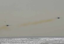 Blue Angels sneak pass Pensacola Beach 7/15/26