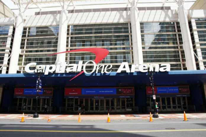 shutterstock2196059673jpg Exterior view of Capital One Arena in Washington D.C.