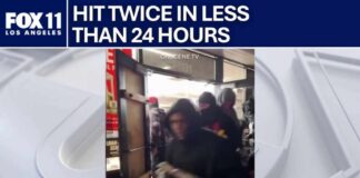 East Los Angeles AutoZone looted again during street takeover