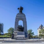 war memorial monument under a clear blue sky