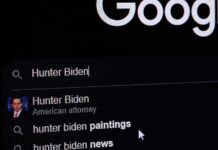 computer screen showing a search engine query with suggestions